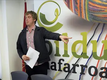 El portavoz de Bildu, Maiorga Ramírez El portavoz de Bildu, Maiorga Ramírez