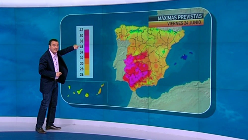 La previsión del tiempo, 23-06-2011, noche