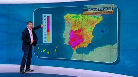 La previsi&oacute;n del tiempo, 23-06-2011, noche