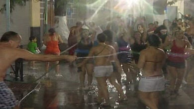 Lanjarón vive un año más su tradicional Carrera del Agua
