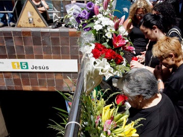 Recuerdo a las víctimas del accidente de metro de Valencia 
