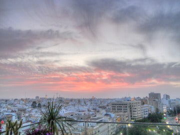 Anochece en Cádiz 