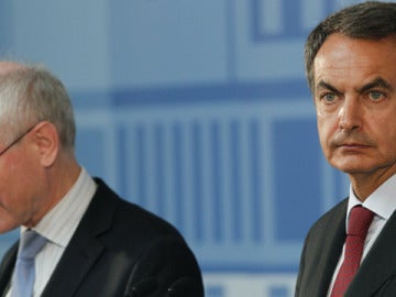 Zapatero y Van Rompuy 