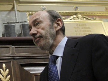 Rubalcaba, en el Congreso