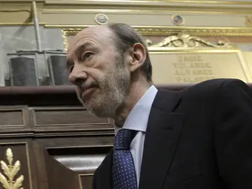 Rubalcaba, en el Congreso Rubalcaba, en el Congreso