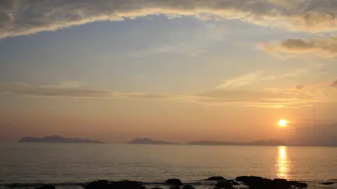 Puesta de Sol en Islas Cíes Puesta de Sol en Islas Cíes