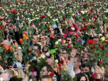 Marcha de las flores en Oslo