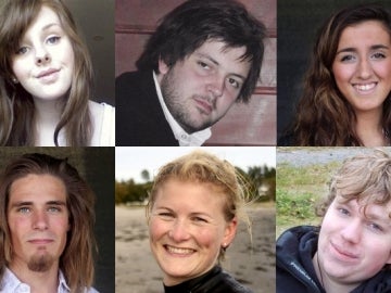 Víctimas de los atentados en Noruega