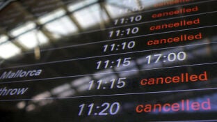 Huelga de controladores a&eacute;reos en Alemania 