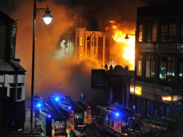 Los disturbios de Londres en imágenes Los disturbios de Londres en imágenes
