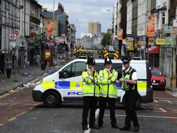 Policía en Croydon