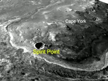 Un robot de la NASA descubre un gigantesto cráter en Marte Un robot de la NASA descubre un gigantesto cráter en Marte