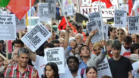 Primera marcha pacífica en Tottenham tras una semana de disturbios Primera marcha pacífica en Tottenham tras una semana de disturbios