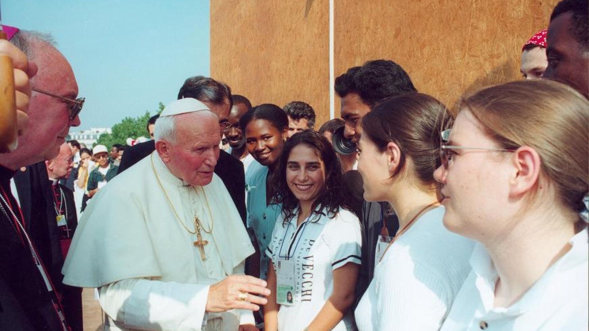 Juan Pablo II en la JMJ de Par&iacute;s