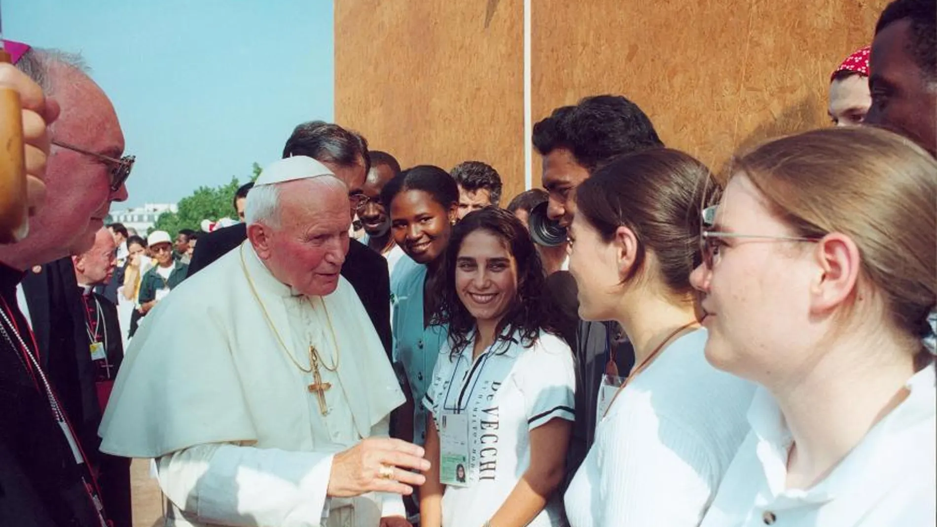 Juan Pablo II en la JMJ de París Juan Pablo II en la JMJ de París