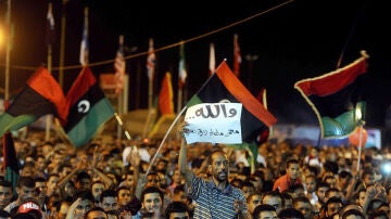 Manifestación en Bengasi (archivo)