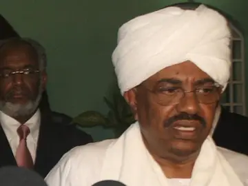Omar Al Bachir en Jartum, presidente sudanés Omar Al Bachir en Jartum, presidente sudanés