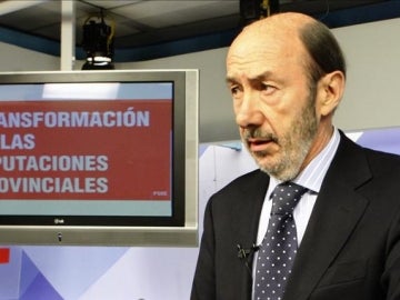 El candidato socialista a la presidencia del Gobierno, Alfredo Pérez Rubalcaba