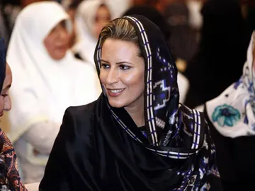 Aisha Gadafi, hija del mandatario libio Aisha Gadafi, hija del mandatario libio