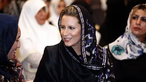 Aisha Gadafi, hija del mandatario libio Aisha Gadafi, hija del mandatario libio