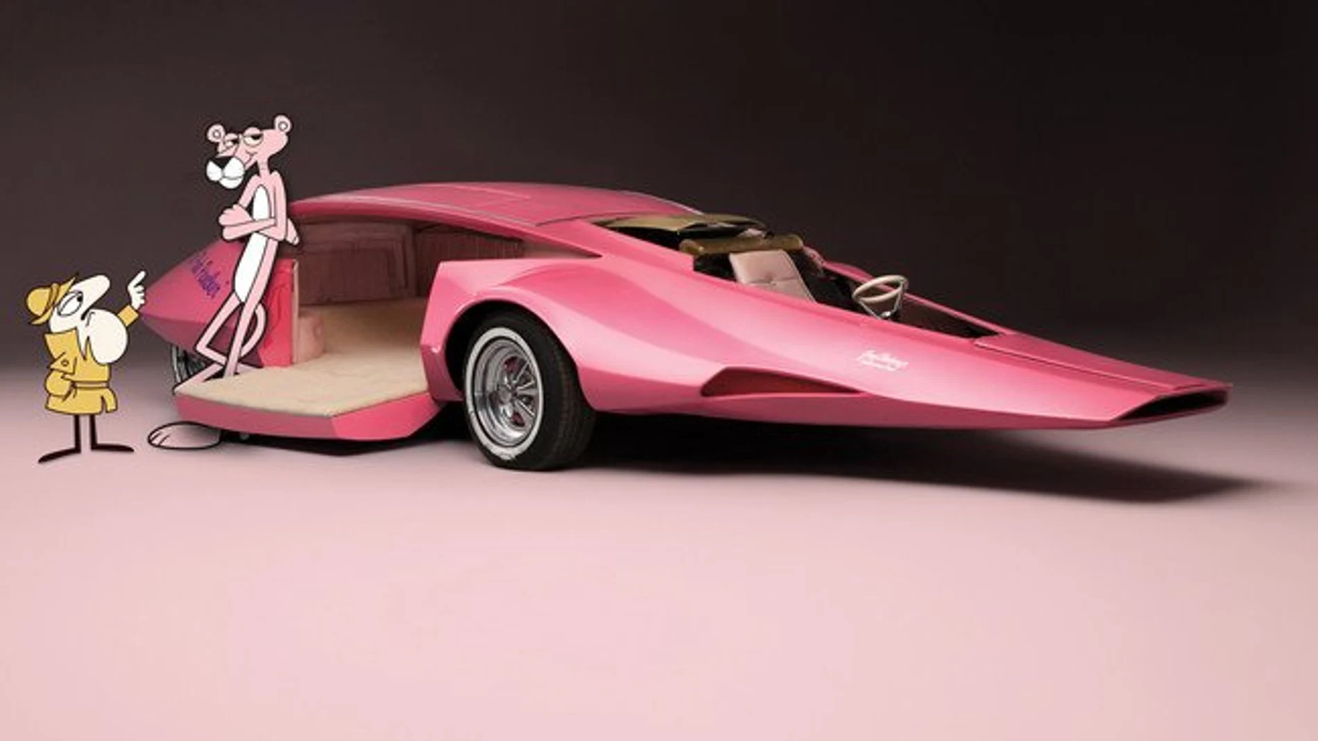El "Panteramóvil", un tesoro de coleccionista muy original... y rosa. El "Panteramóvil", un tesoro de coleccionista muy original... y rosa.