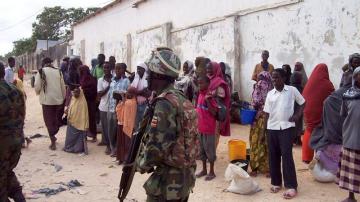 Imagen de un soldado de la Misión de la Unión Africana en Somalia