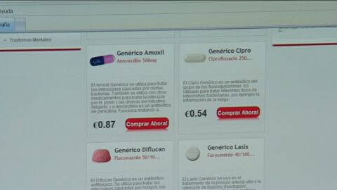 Compra de f&aacute;rmacos por internet