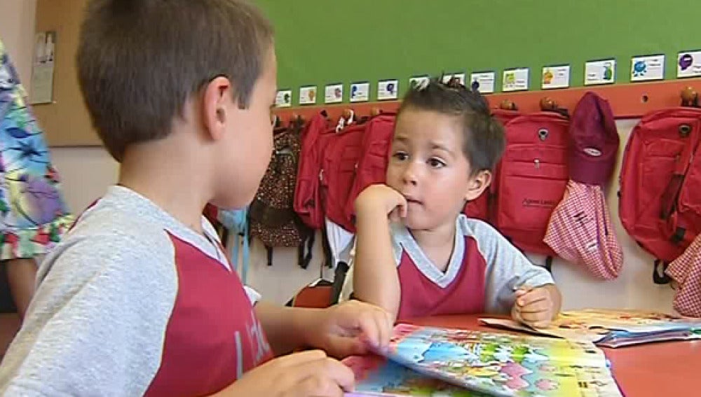 Niños en clase