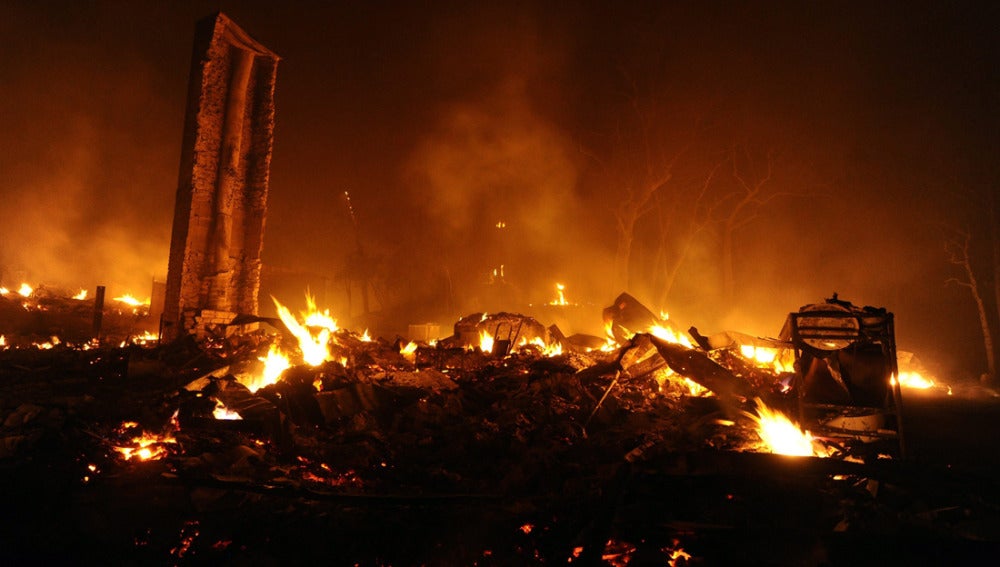 Incendio en Texas