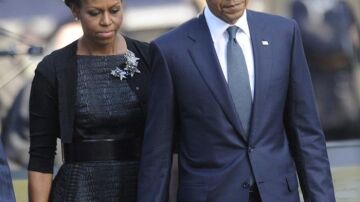 El matrimonio Obama muestra sus condolencias