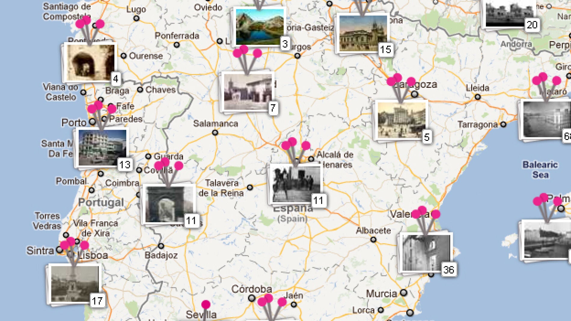 Un tapiz de datos hist&oacute;ricos