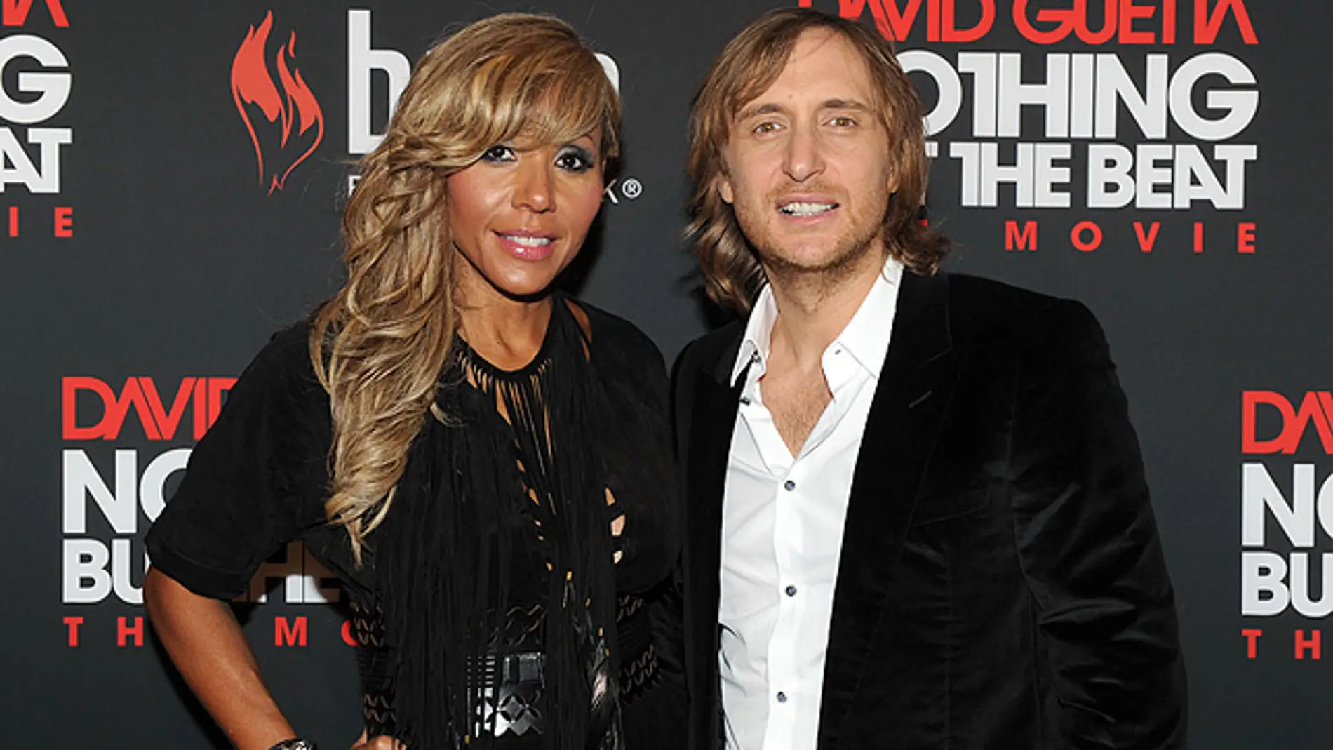 David Guetta junto a su esposa Cathy