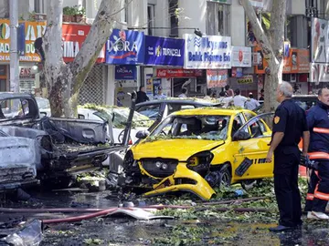 Una explosión en Ankara causa 15 heridos Una explosión en Ankara causa 15 heridos