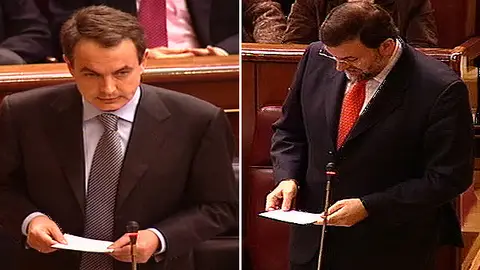Primer cara a cara Zapatero - Rajoy Primer cara a cara Zapatero - Rajoy