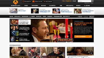 Portada de la home de antena3.com