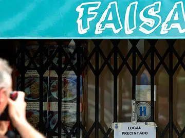 El Bar Faisán, precintado El Bar Faisán, precintado