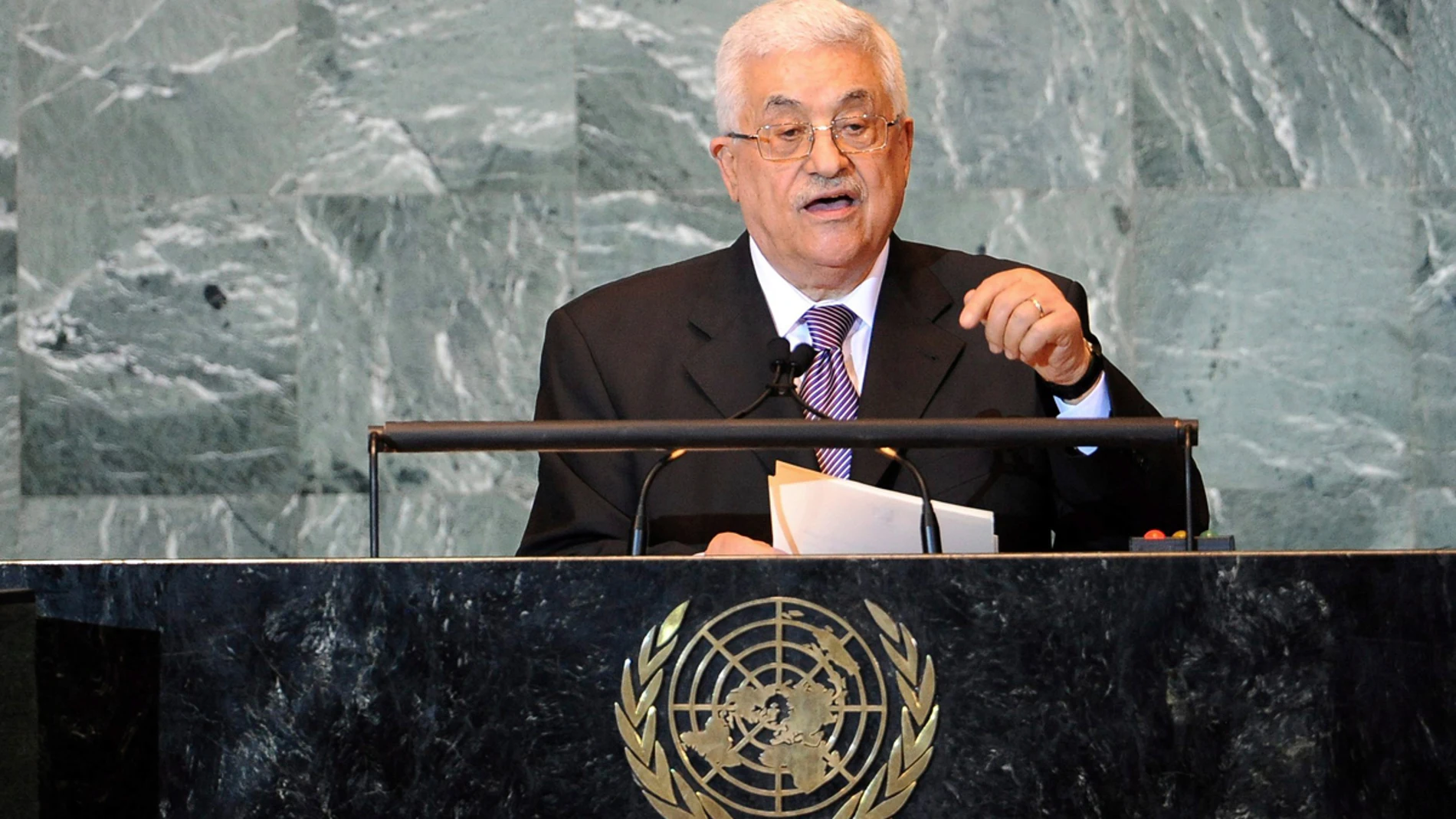Mahmud Abbás, ante la Asamblea General de la ONU Mahmud Abbás, ante la Asamblea General de la ONU