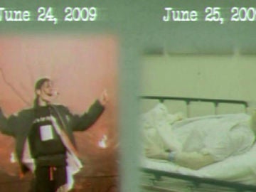 Imágenes de Jackson antes y después de su muerte