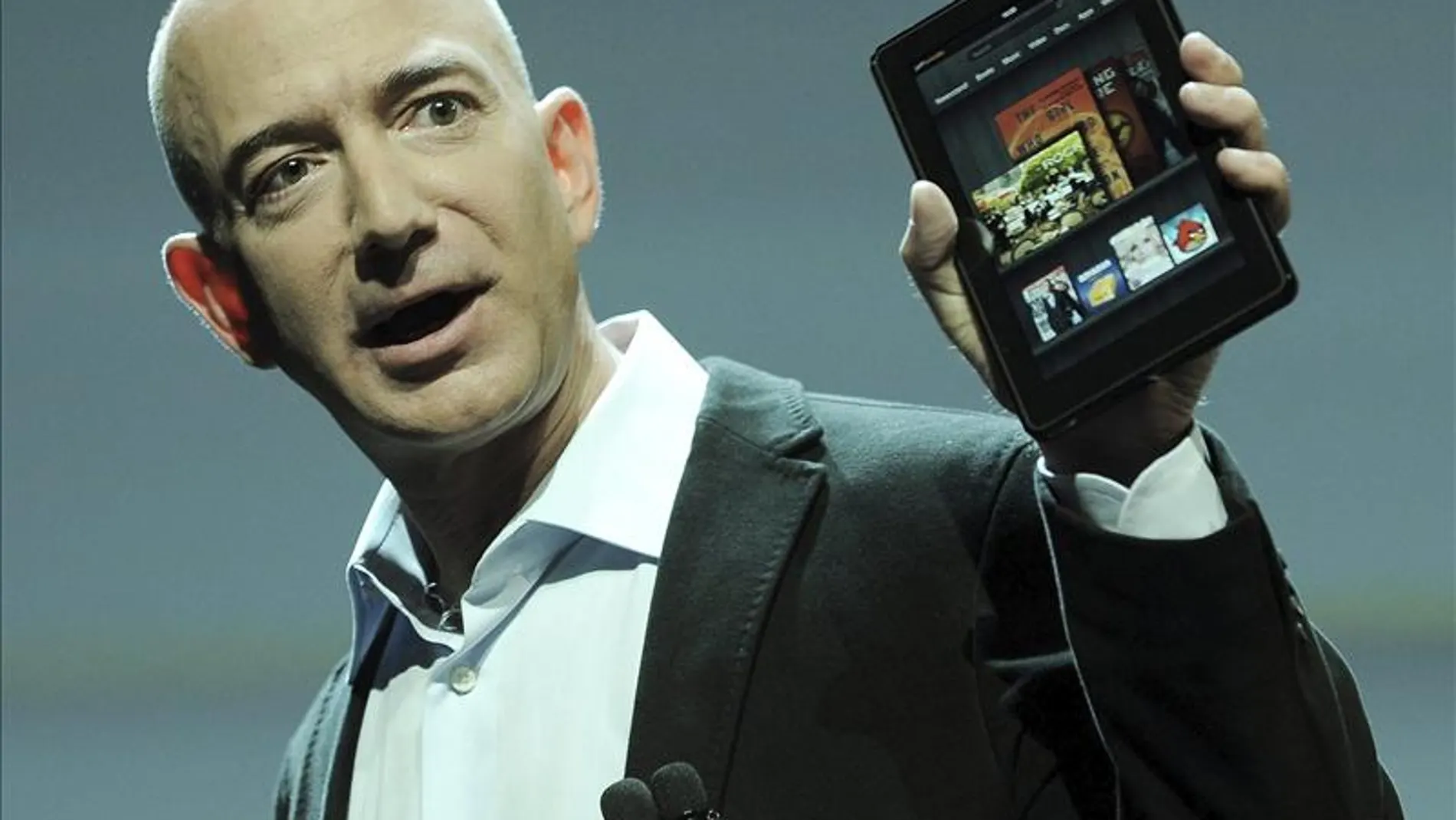 El fundador y consejero delegado de la tienda por internet Amazon, Jeff Bezos El fundador y consejero delegado de la tienda por internet Amazon, Jeff Bezos