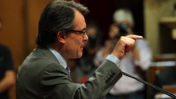 Artur Mas en el Parlamento catalán