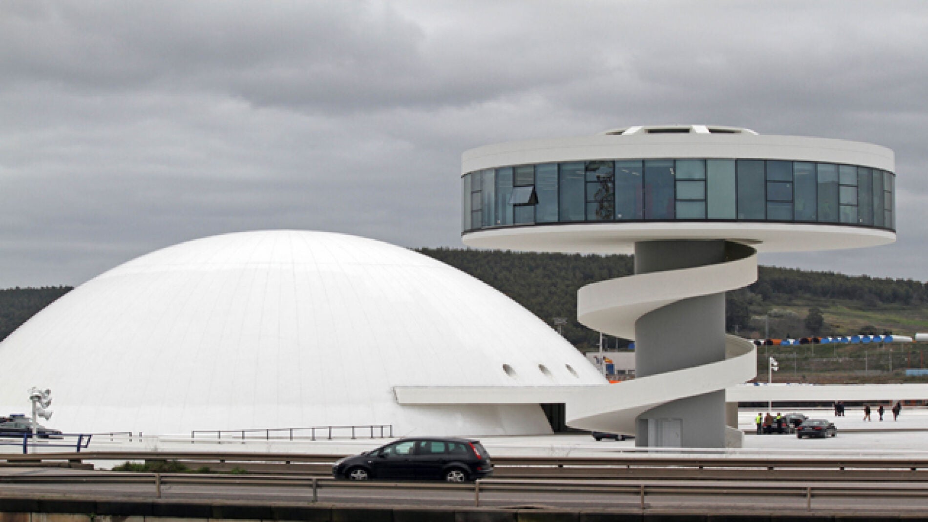 Vista panor&aacute;mica del centro &Oacute;scar Niemeyer