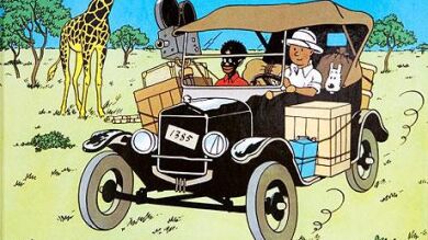 Un ejemplar del primer cómic en color de Tintín, subastado por 39.000 euros