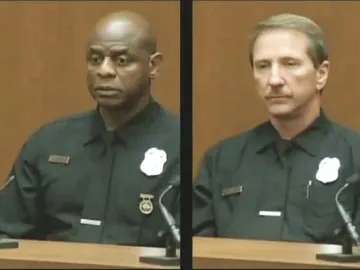 Imagen de los dos enfermeros que atendieron a Jackson. Imagen de los dos enfermeros que atendieron a Jackson.