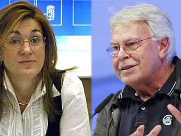 Soraya Rodríguez y Felipe González Soraya Rodríguez y Felipe González