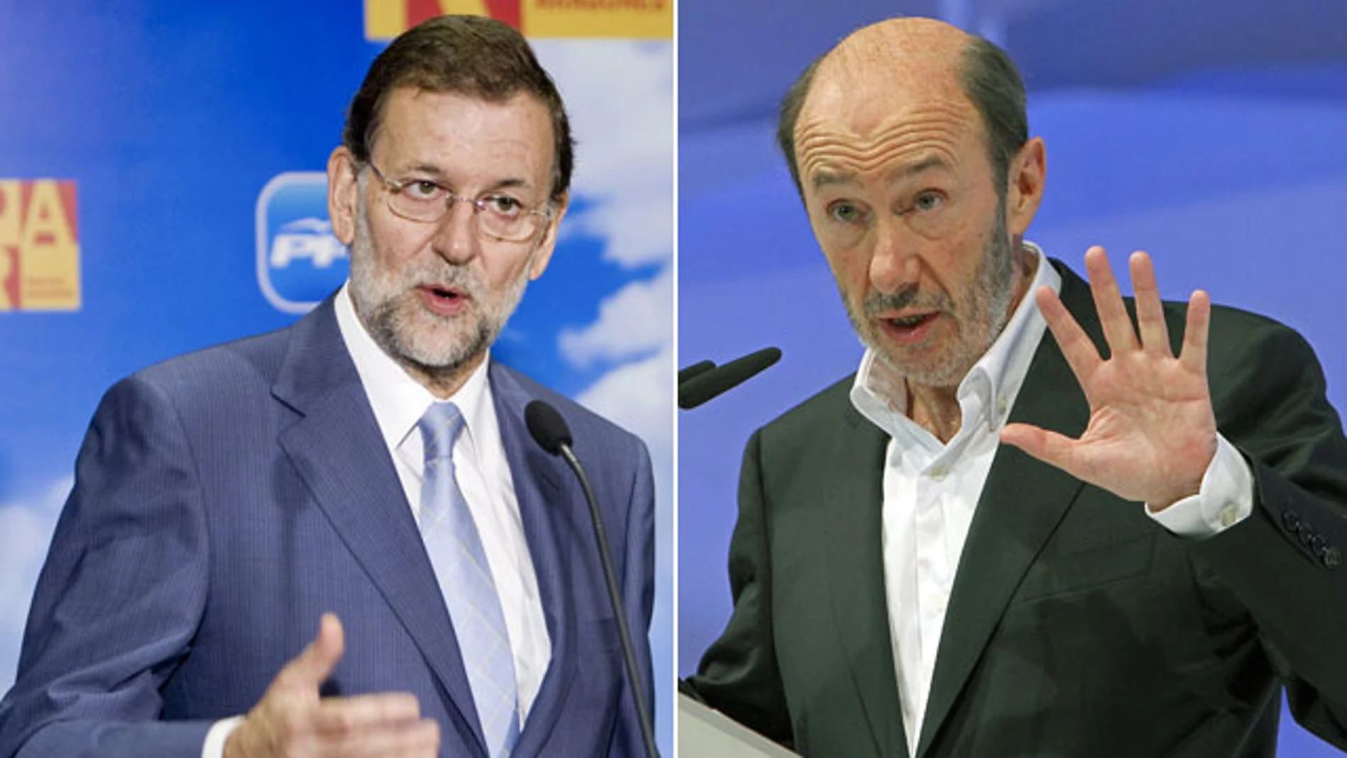 PSOE y PP afrontan la precampaña con lemas y colores parecidos