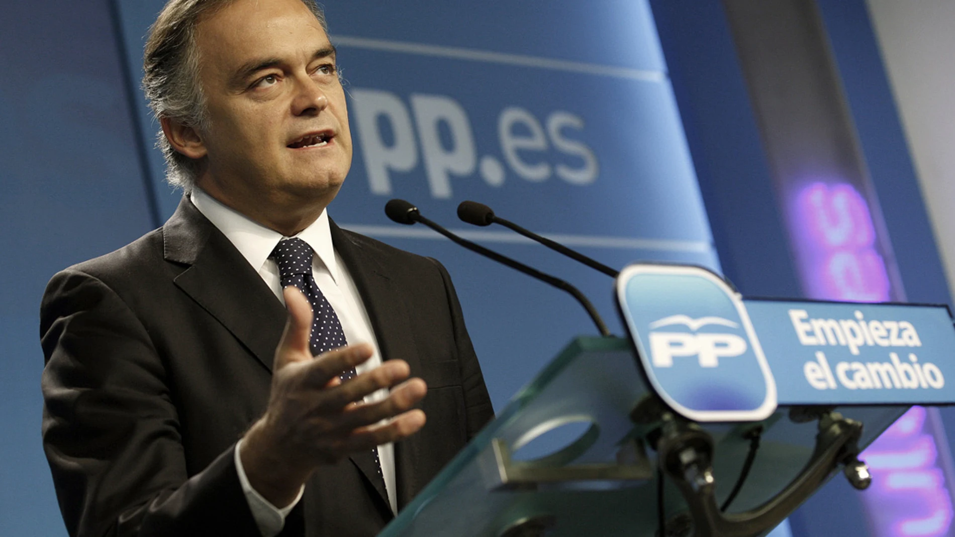 Esteban González Pons, vicesecretario de Comunicación del PP