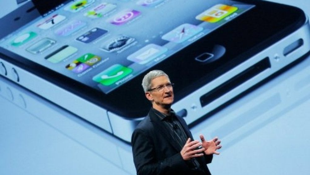 Tim Cook en la Keynote de Apple