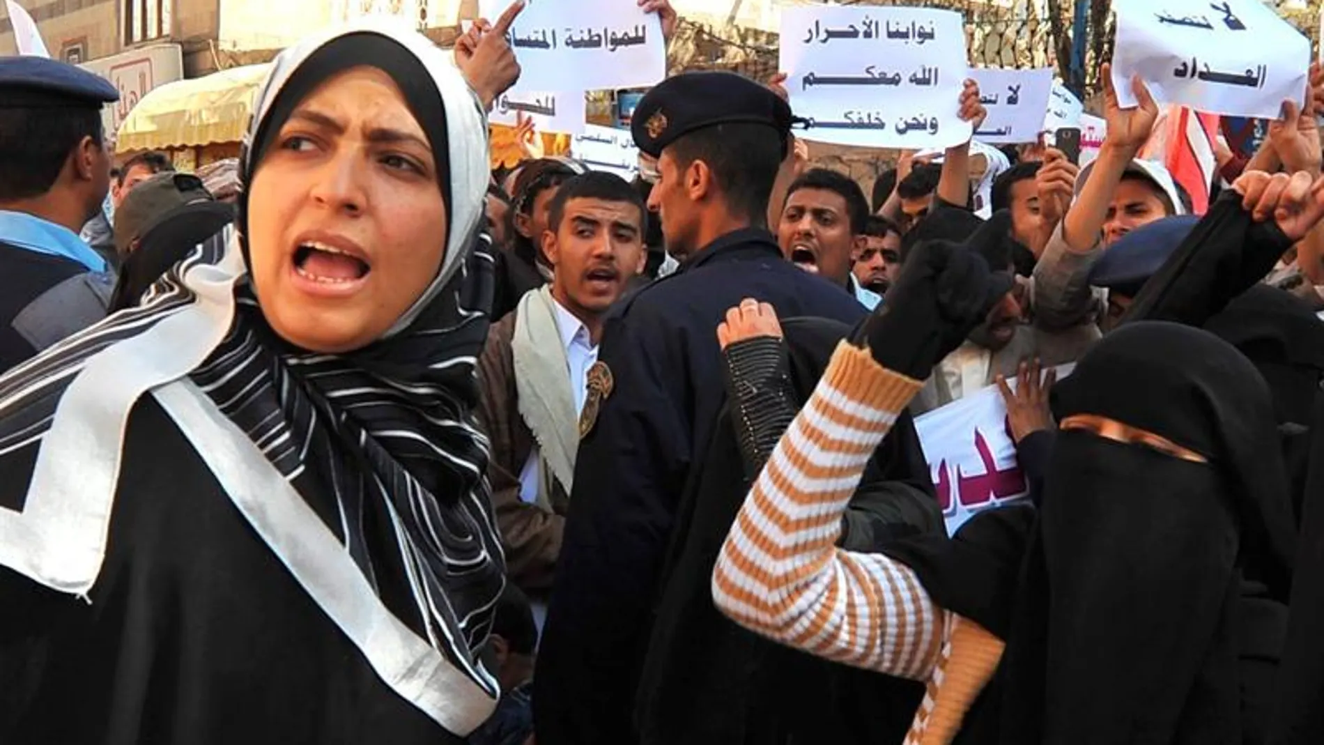 La yemení Tawakul Karman tras salir de la cárcel La yemení Tawakul Karman tras salir de la cárcel