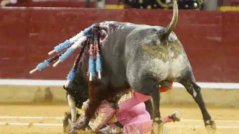 Impresionante cogida a Padilla Impresionante cogida a Padilla