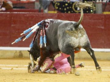 Padilla sufre una cogida en Zaragoza